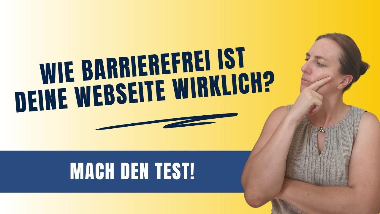 YouTube Video zum Thema Barrierefreiheit als Praktische Umsetzung