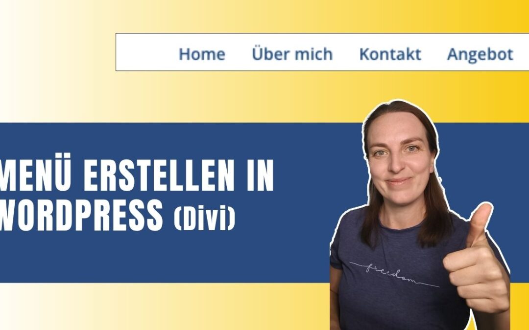 So erstellst Du ein Menü in WordPress