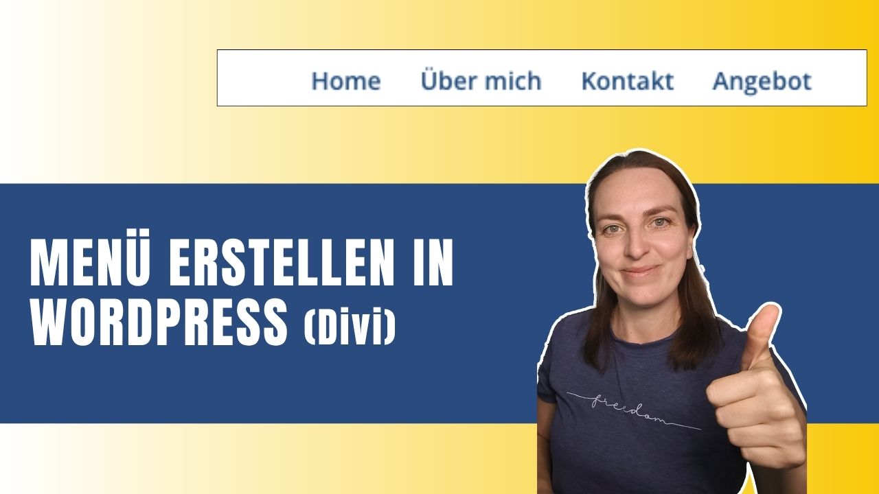 So erstellst Du ein Menü in Divi