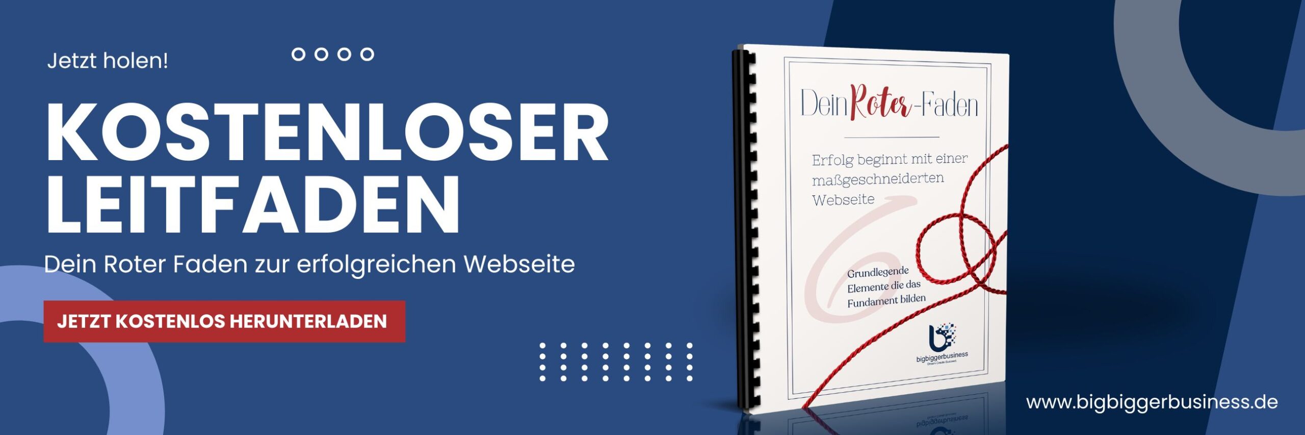 Dein roter faden Banner