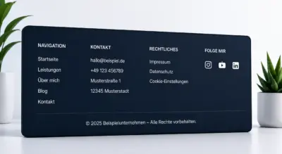 Was gehört in den Footer einer Webseite_