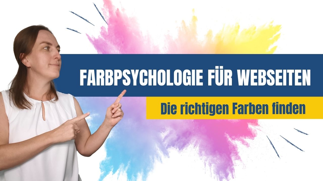 Farbpsychologie für Webseiten Youtube Video anschauen